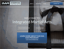 Tablet Screenshot of integratedmartialarts.com